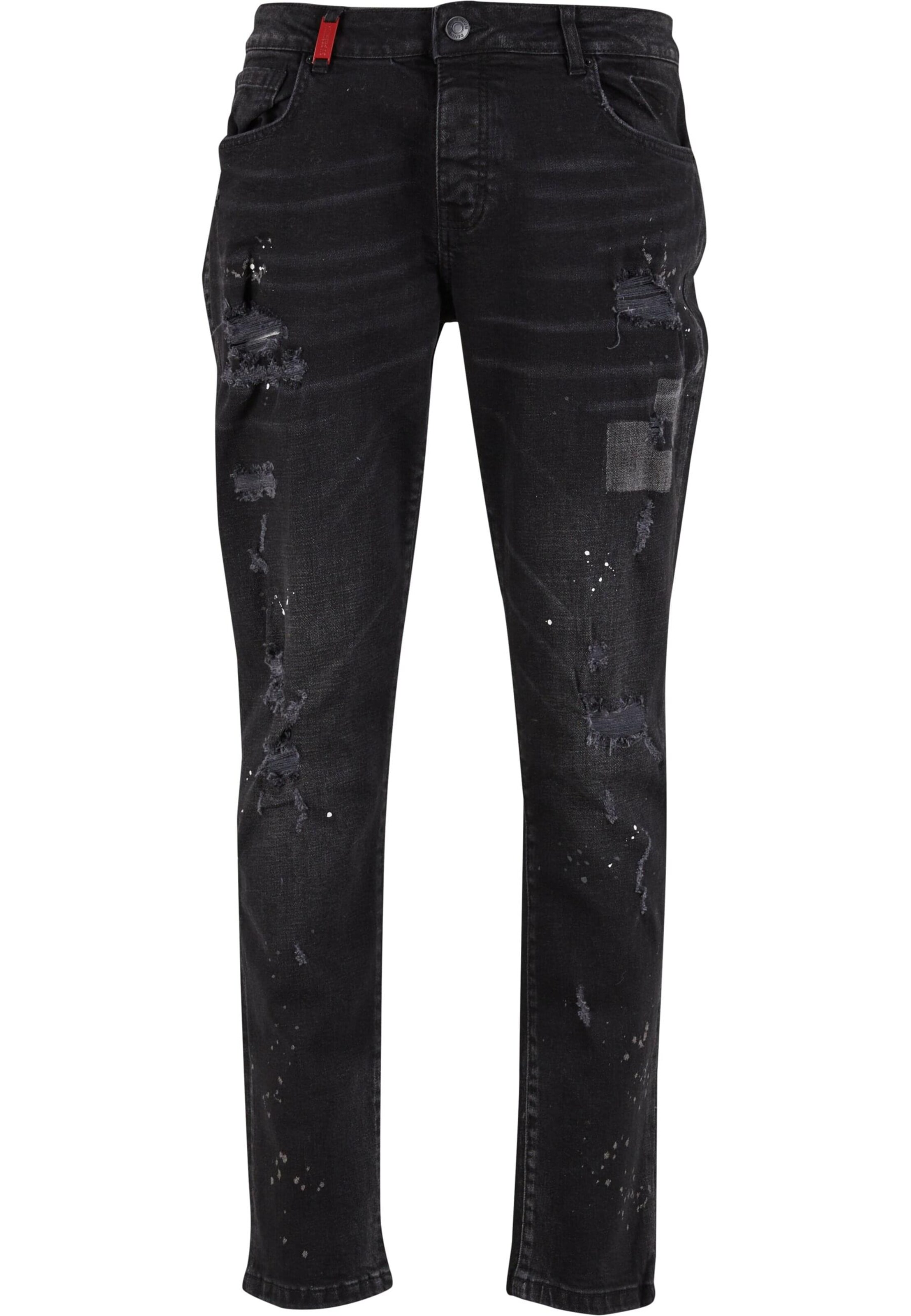 2Y Premium Jeans 'Pablo' in Zwart: voorkant