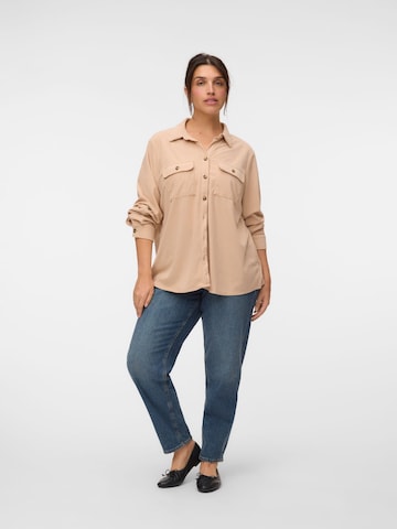 Vero Moda Curve - Blusa 'VMCElly' en gris