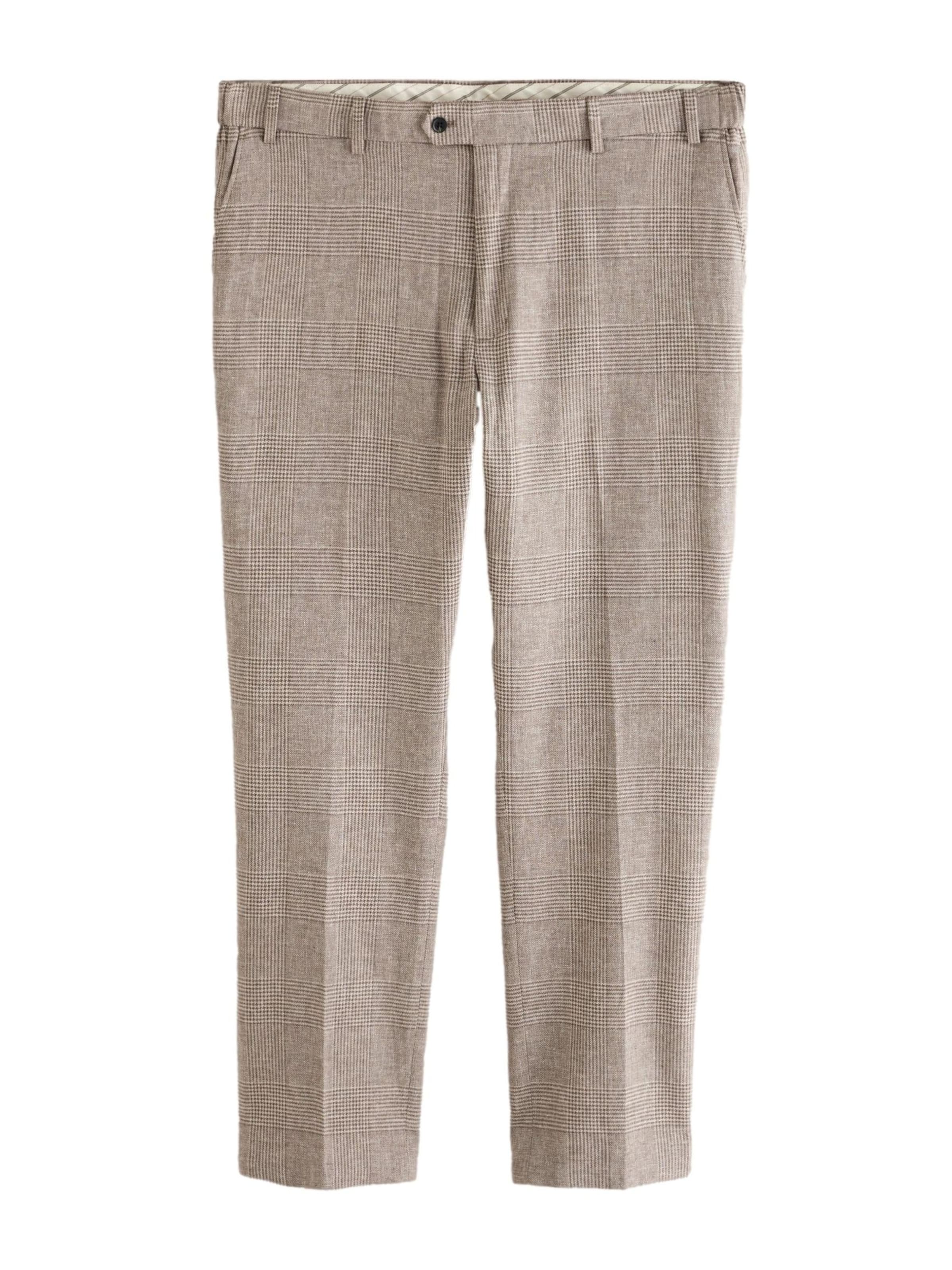 Regular Pantalon 'N.Premium' Next en marron : devant