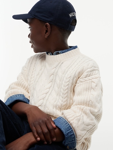 TOMMY HILFIGER Pullover in Beige