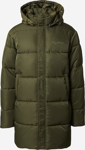 DAN FOX APPAREL Winterjas 'Alessio' in Groen: voorkant