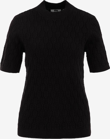 Pulover de la WE Fashion pe negru: față