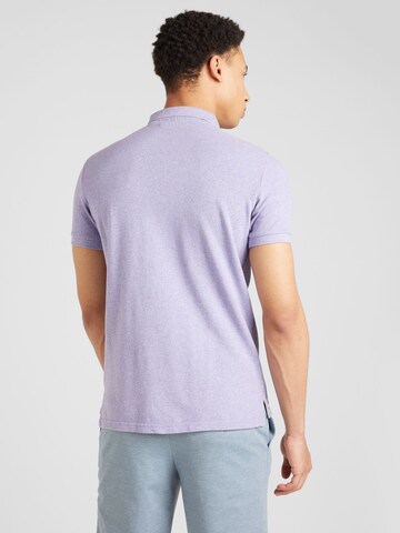 Superdry Poloshirt 'Classic' in Lila