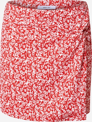 Jupe 'Jorina' ABOUT YOU en rouge : devant