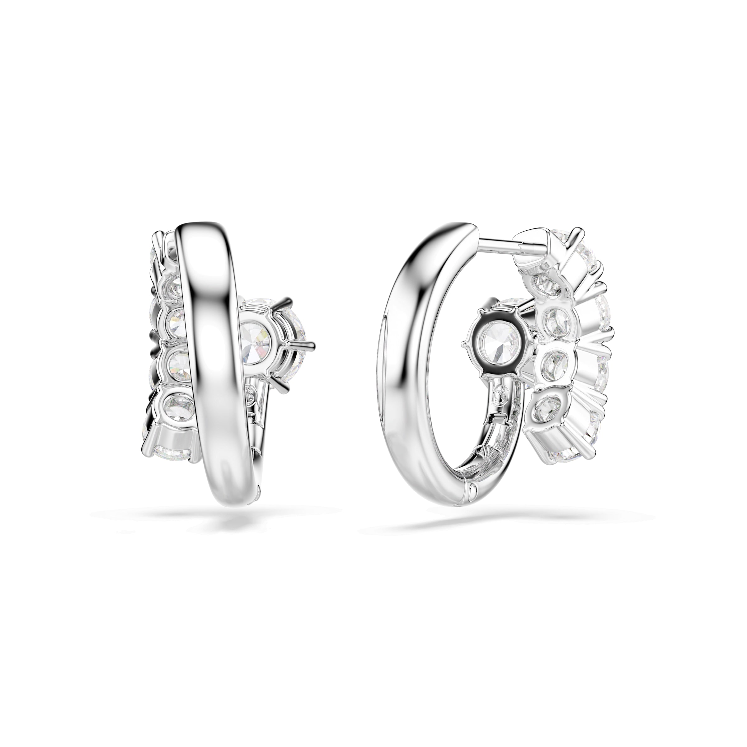 sidabrinė Swarovski Auskarai 'MATRIX'