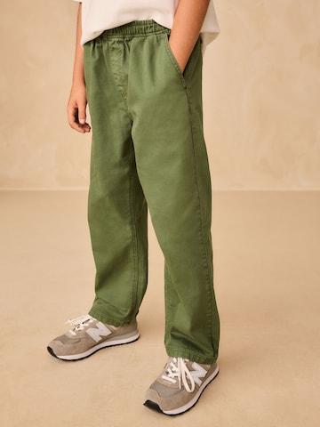 Next - Pierna ancha Vaquero en verde: frente