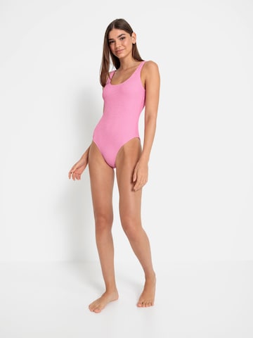 LSCN by LASCANAJednodijelni kupaći kostim - roza boja