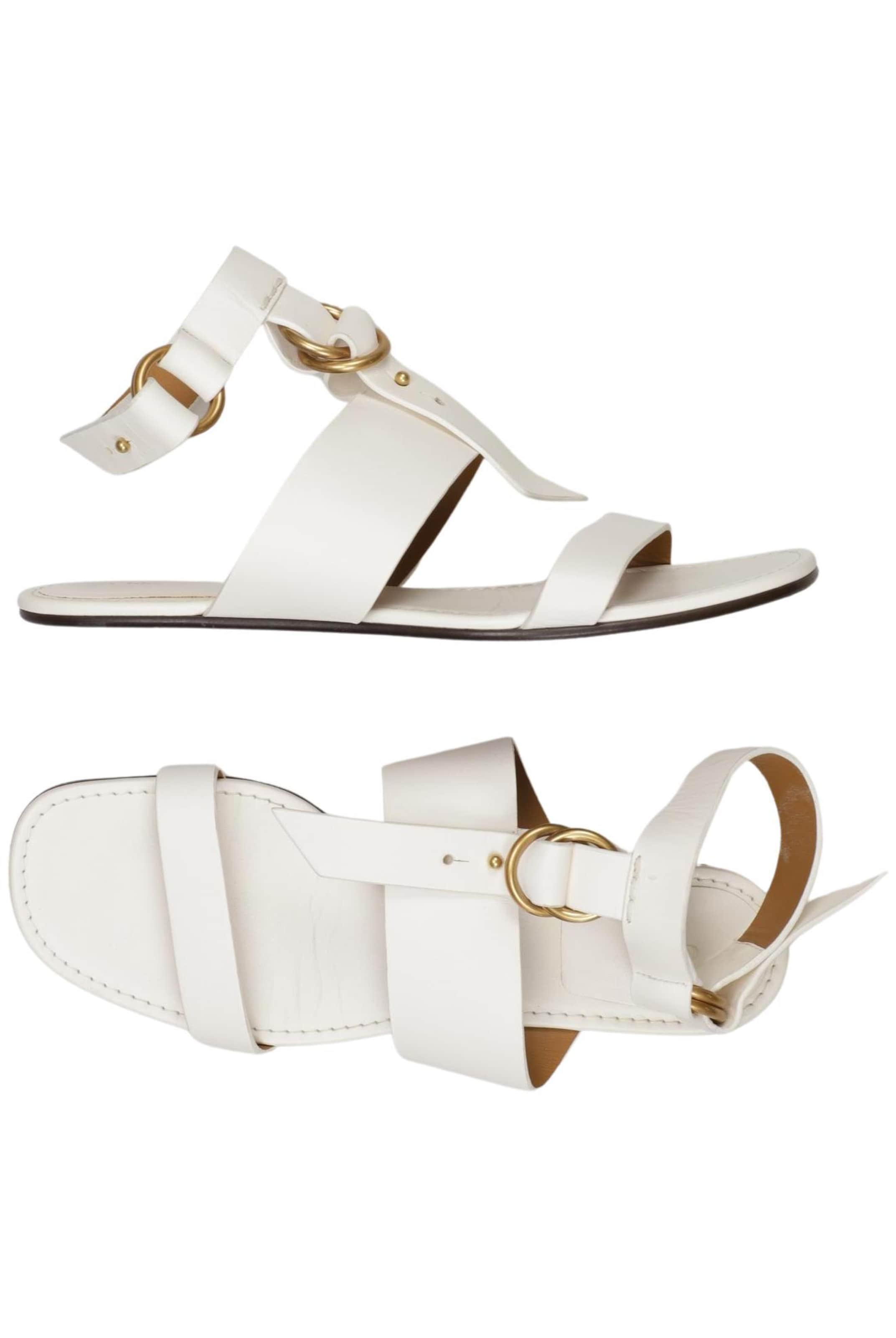 Chloé Sandalen 39,5 in Weiß: Vorderseite