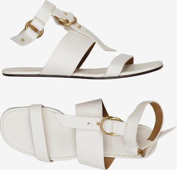 Chloé Sandalen 39,5 in Weiß: Vorderseite
