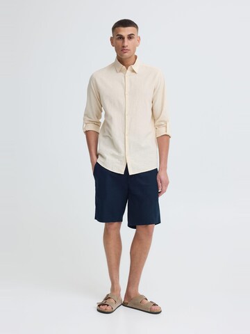 INDICODE JEANS Regular Shorts ' IDPassala ' in Blau: Vorderseite