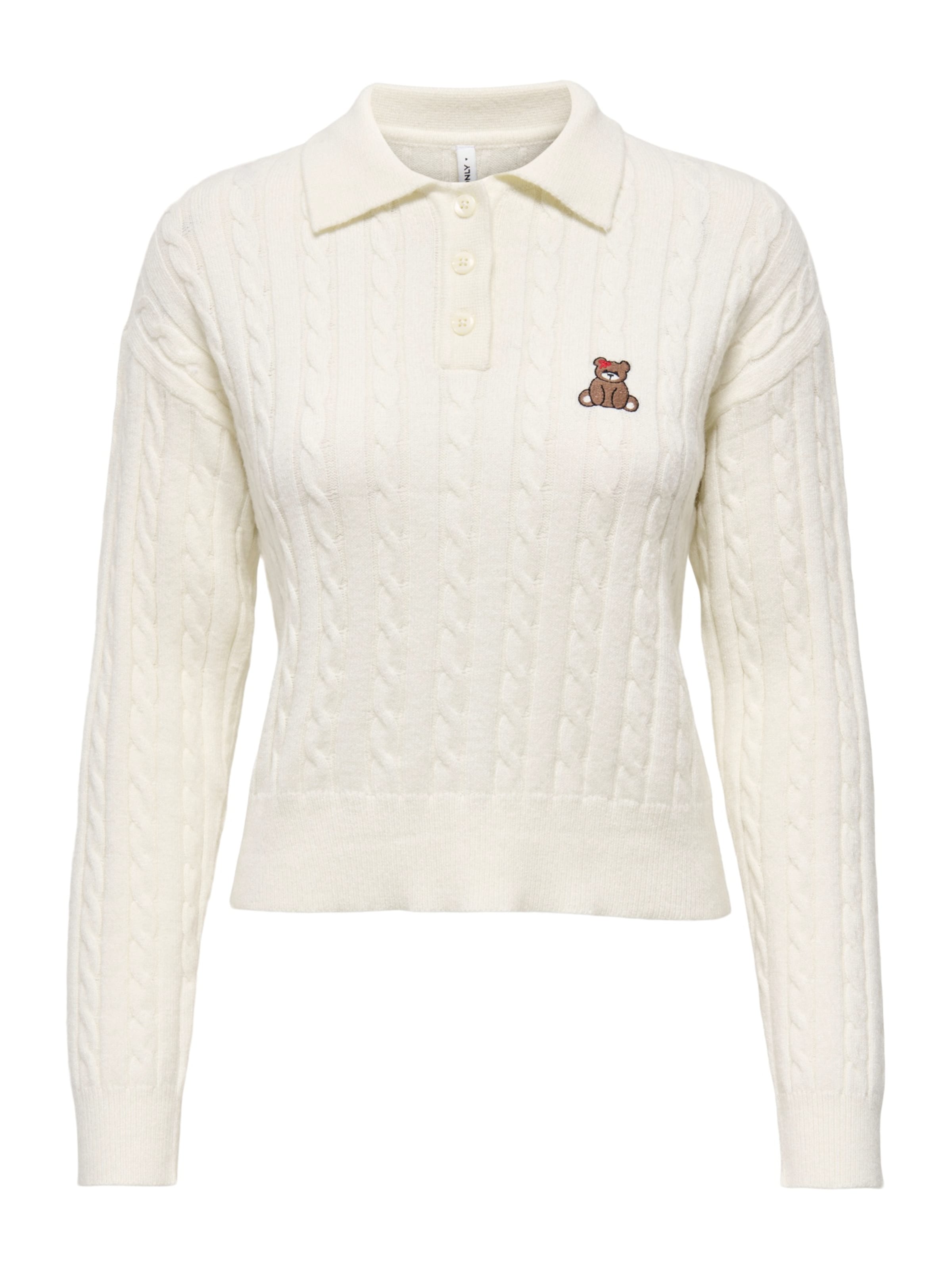 ONLY Sveter 'ONLKatia' - Biela: predná strana