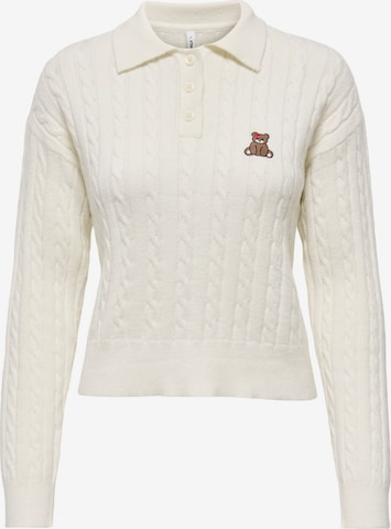 ONLY Sveter 'ONLKATIA' - Biela: predná strana