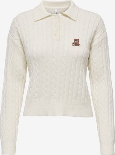 ONLY Pulover 'ONLKatia' u smeđa / vuneno bijela, Pregled proizvoda