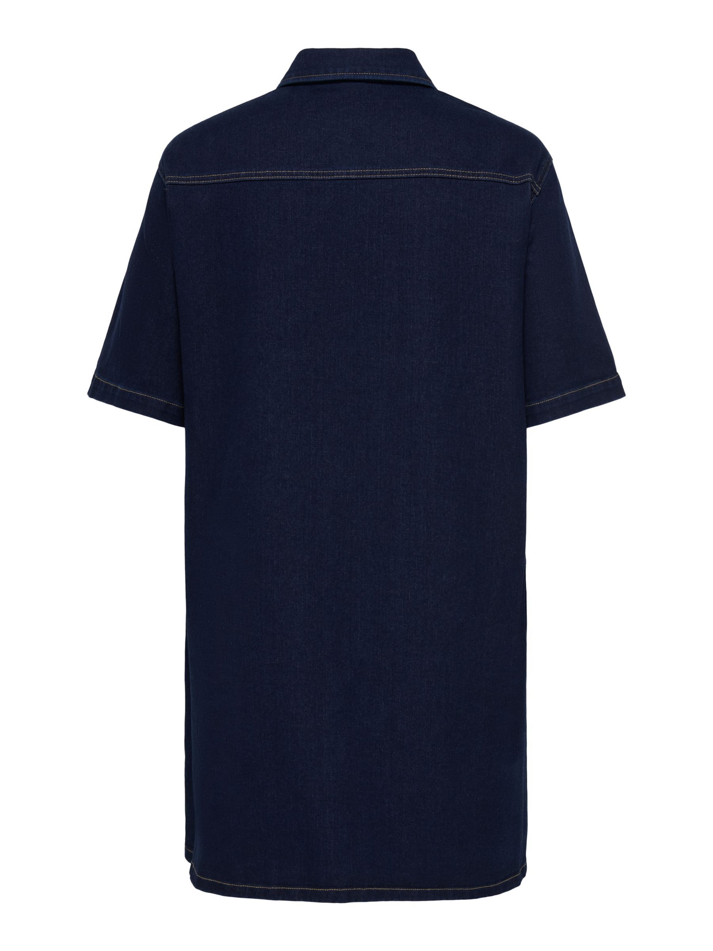 ONLY Carmakoma - Vestido camisero 'CARMadeline' en azul