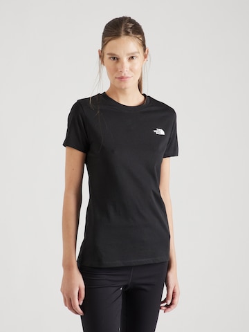 THE NORTH FACE - Camiseta funcional 'SIMPLE DOME' en negro: frente