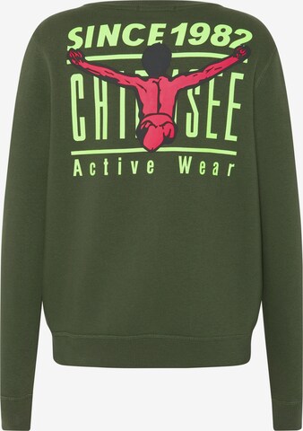 CHIEMSEE Sweatshirt in Green