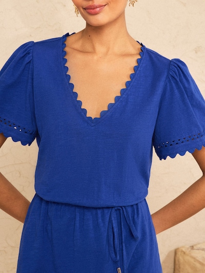 Rochie pe 36 love & roses pe albastru, Vizualizare produs