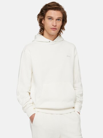 Boggi MilanoSweater majica - bijela boja: prednji dio