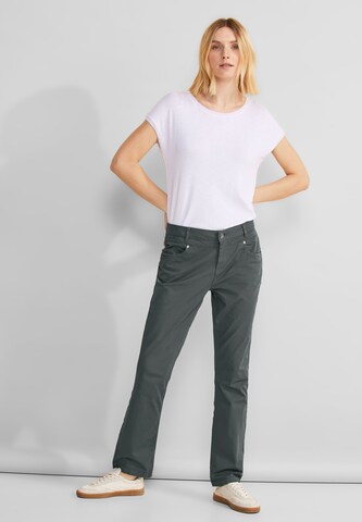 STREET ONE Regular Pants in Green