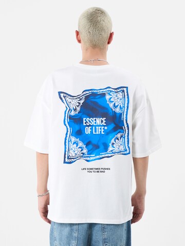 T-Shirt 'Dahlia' VAMOS CLO en blanc