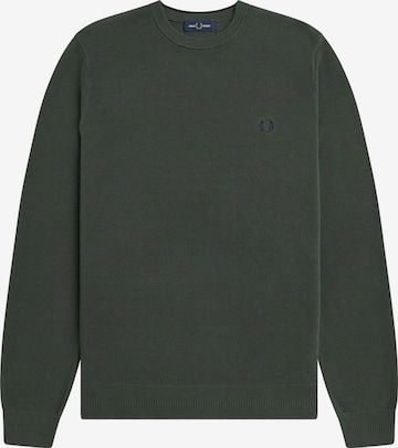 Fred Perry Trui in Groen: voorkant