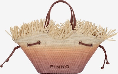 PINKO Shopper 'Pagoda' in beige / braun / orange, Produktansicht