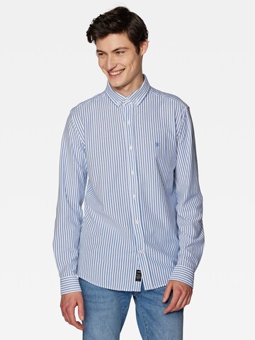 Mavi Regular fit Button Up Shirt in Blue: front