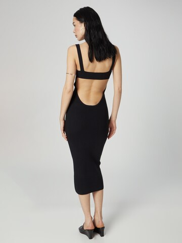 ABOUT YOU x Chiara Biasi Knit dress 'Rea' in Black