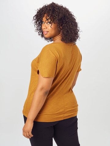 T-shirt Tom Tailor Women + en marron