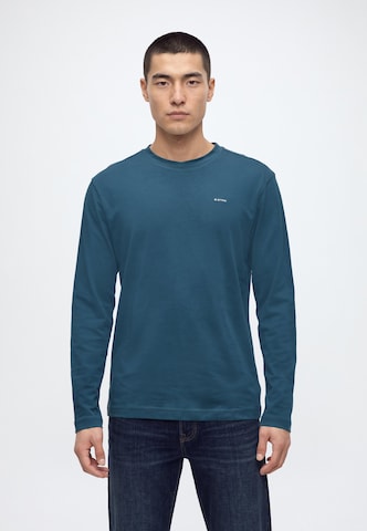 G-STAR Shirt 'True' in Blauw: voorkant