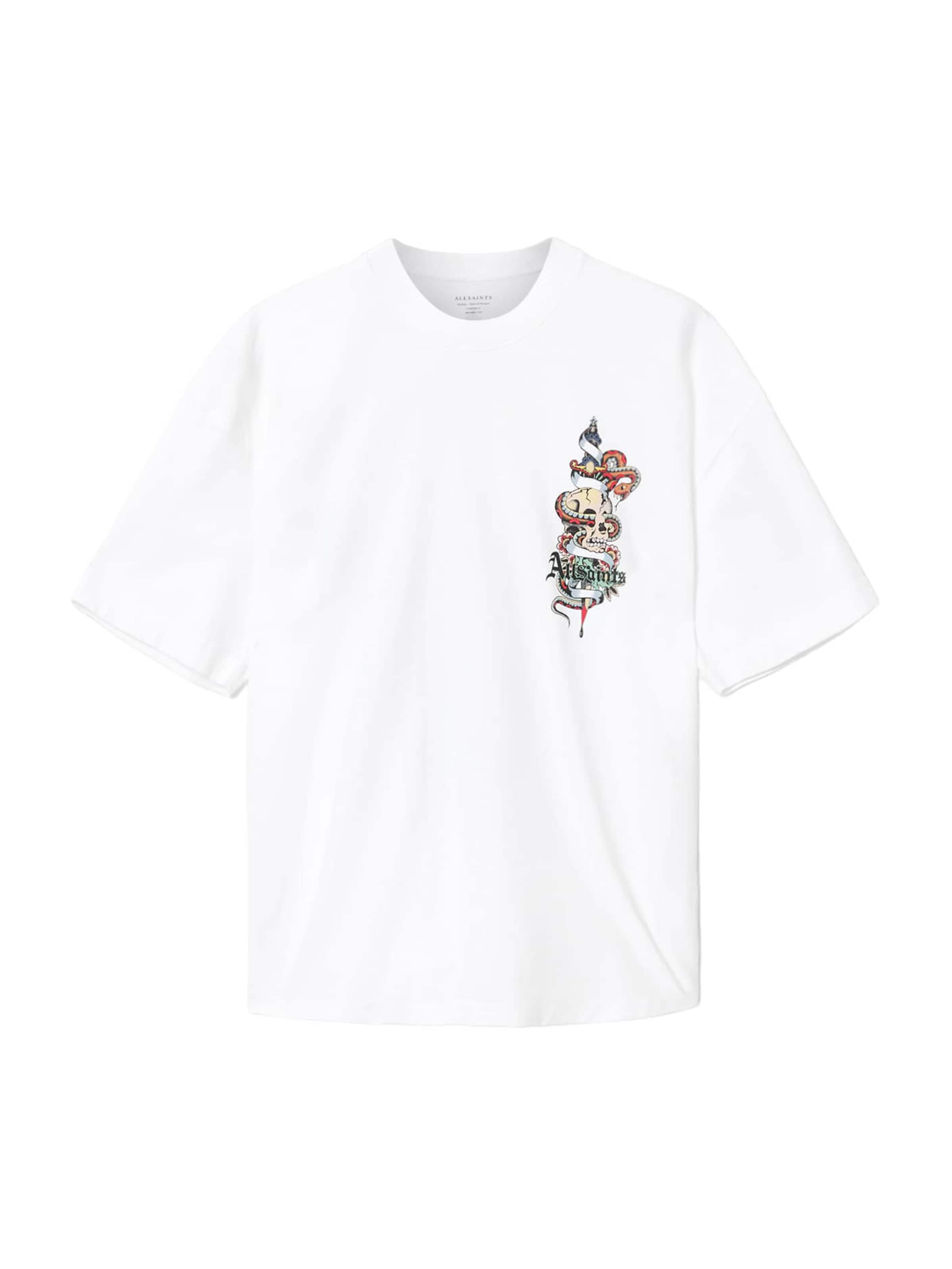 AllSaints T-Shirt 'BLADE' in Weiß: Vorderseite