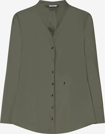 SEIDENSTICKER Blouse 'Schwarze Rose' in Green: front