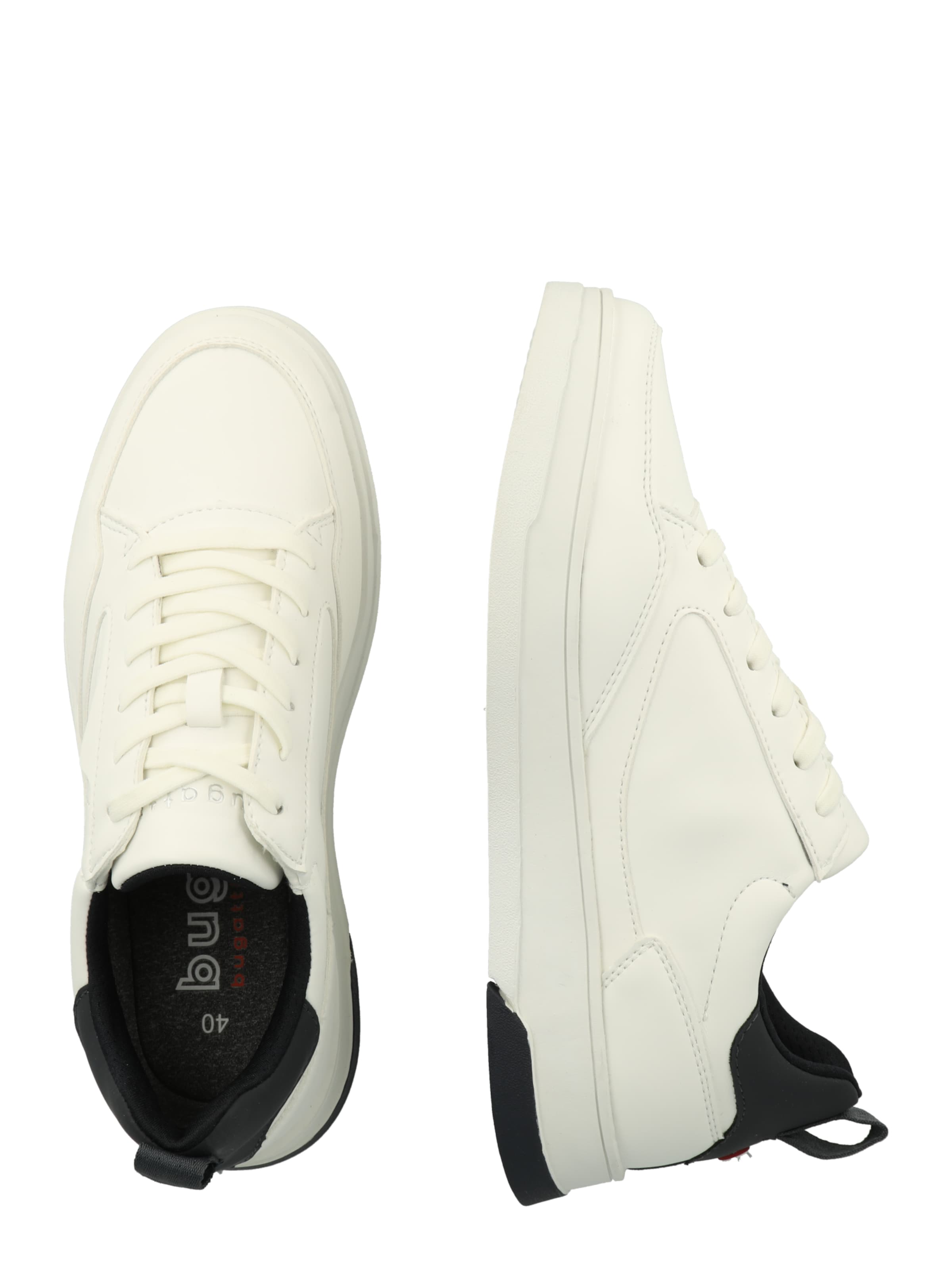 Baskets basses 'Franc' bugatti en blanc