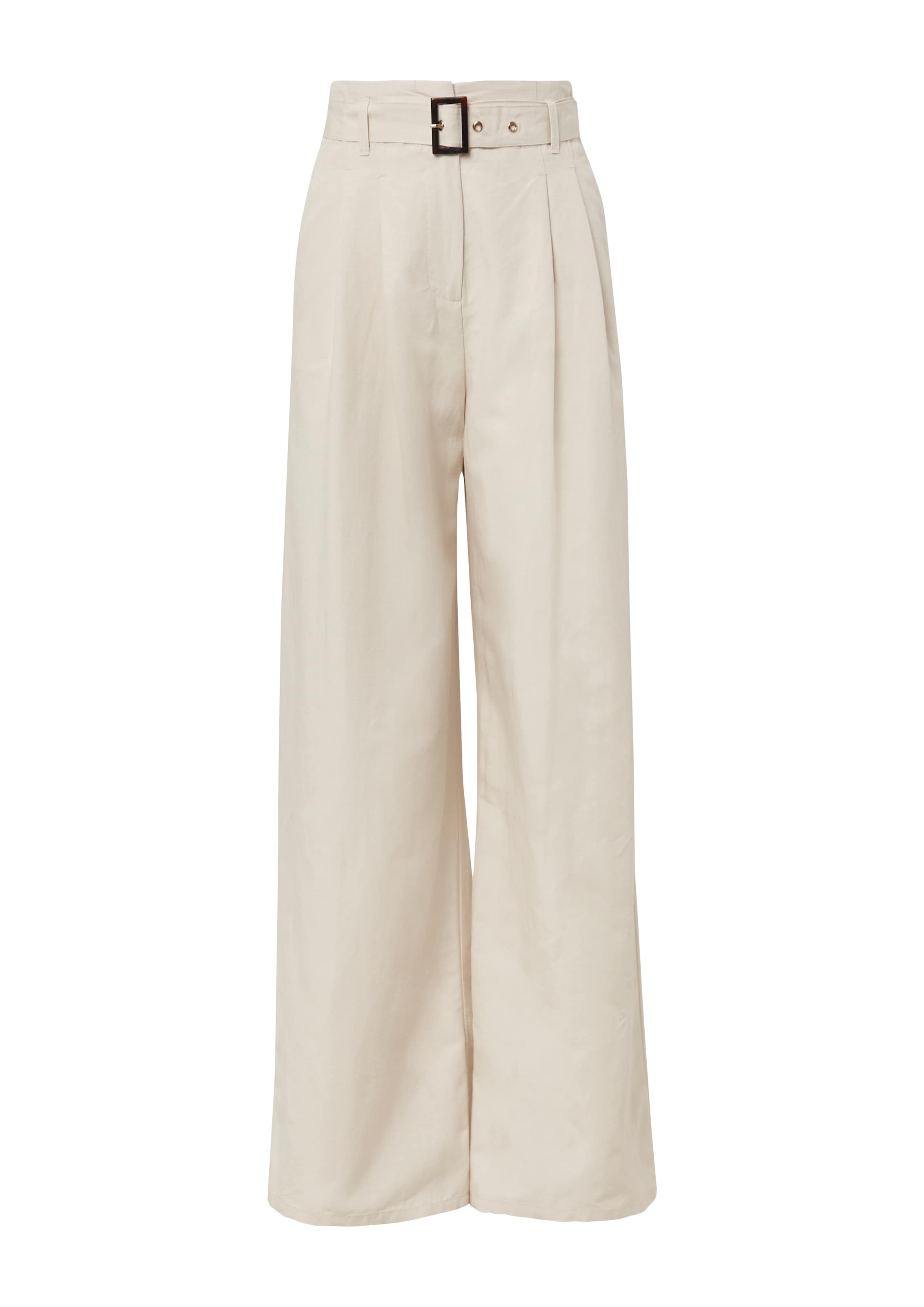 COMMA Wide Leg Hose in Beige: Vorderseite