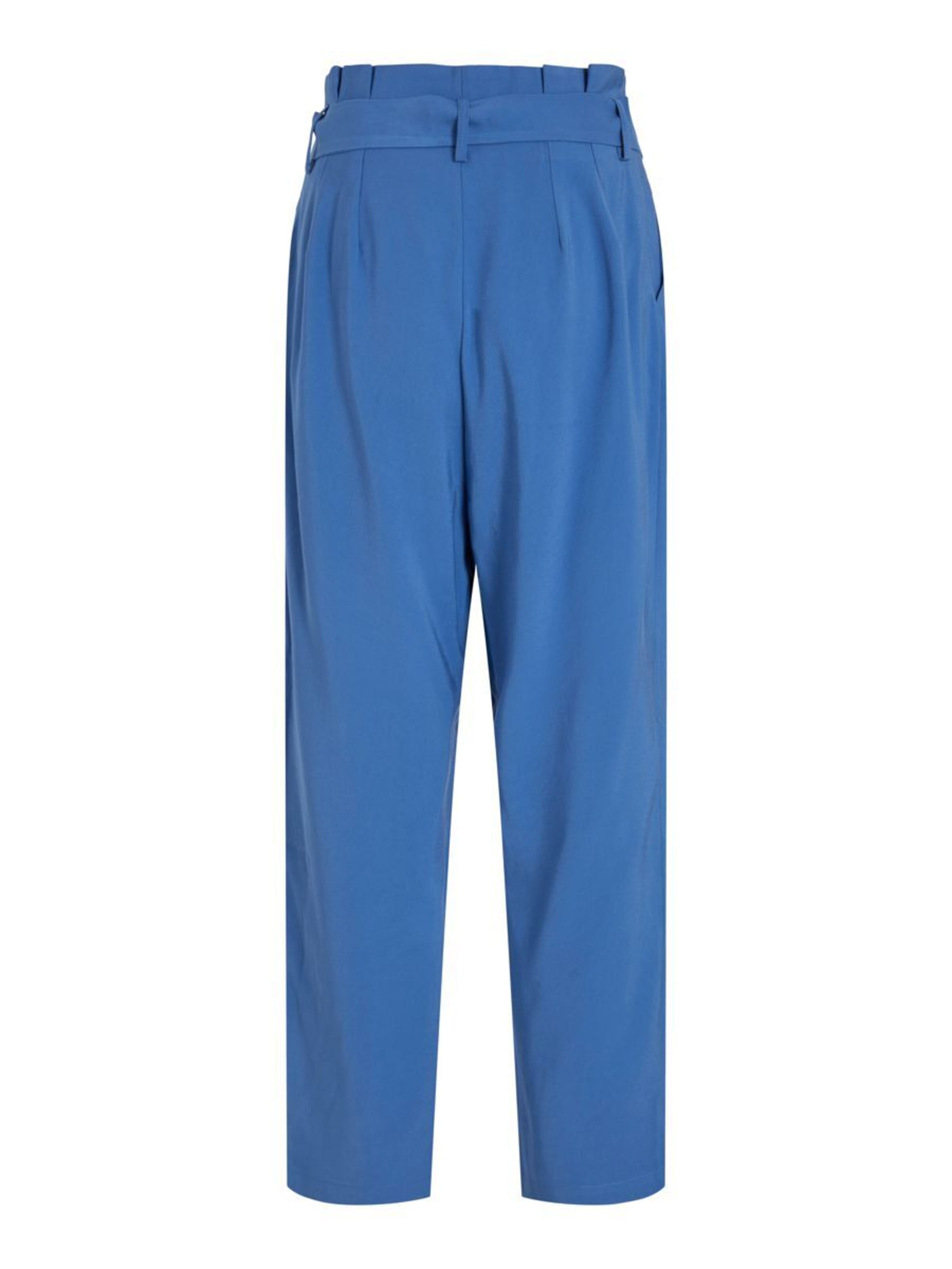 VILA Tapered Pleat-front trousers in Blue