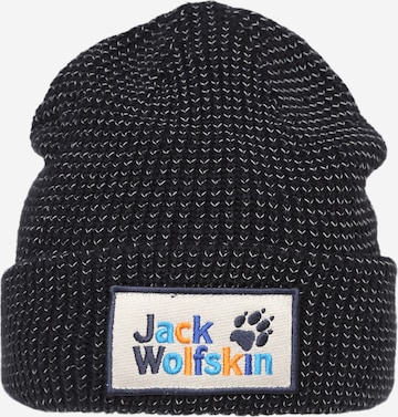 JACK WOLFSKIN Sports beanie in Blue: front