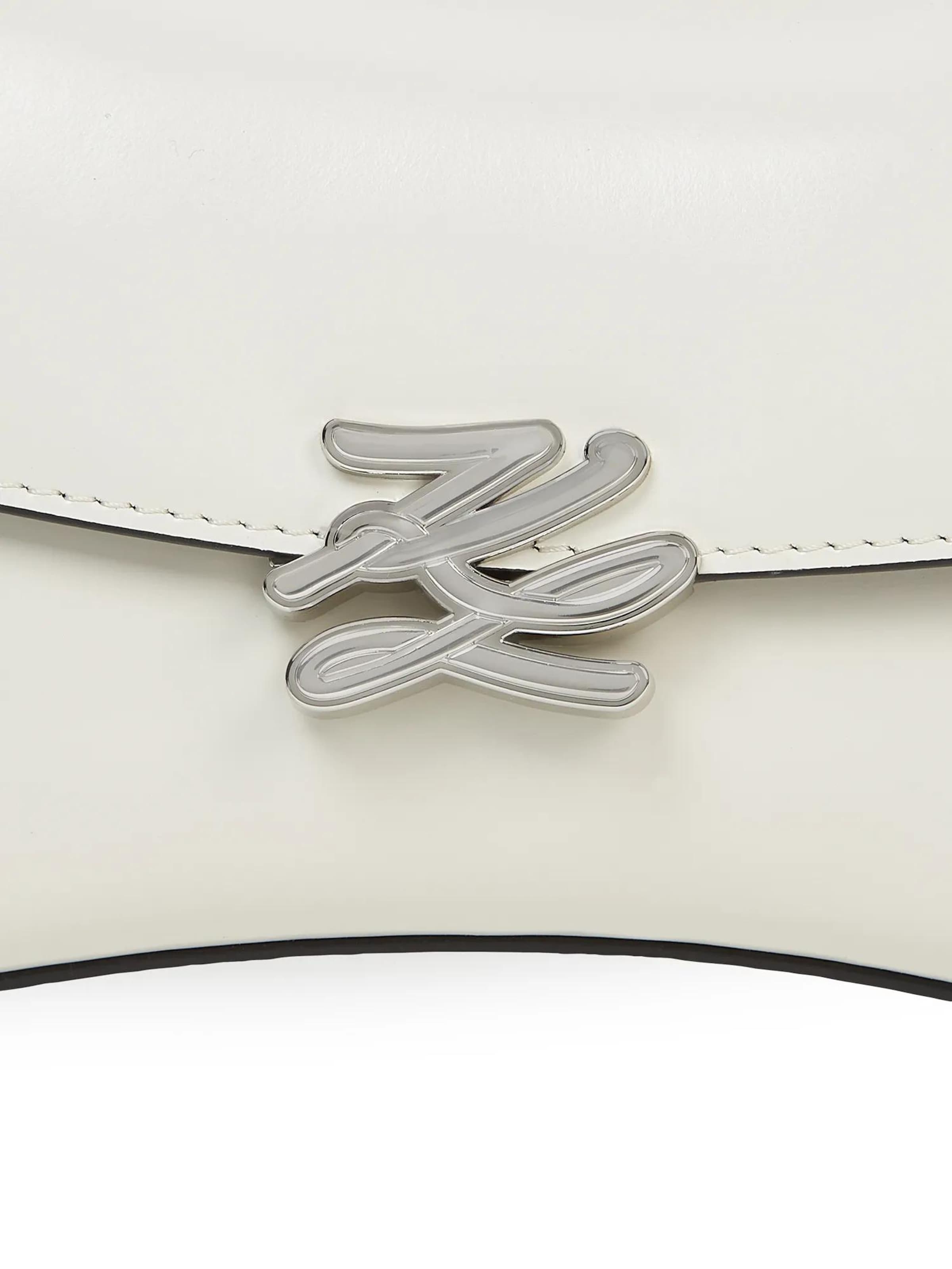 balts Karl Lagerfeld Pleca soma 'K/Autograph'