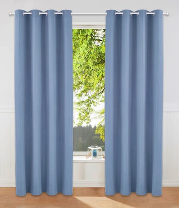 HOME AFFAIRE Curtains & Drapes in Blue