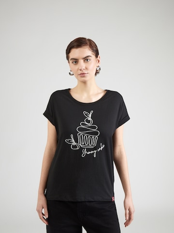 T-shirt Eight2Nine en noir : devant