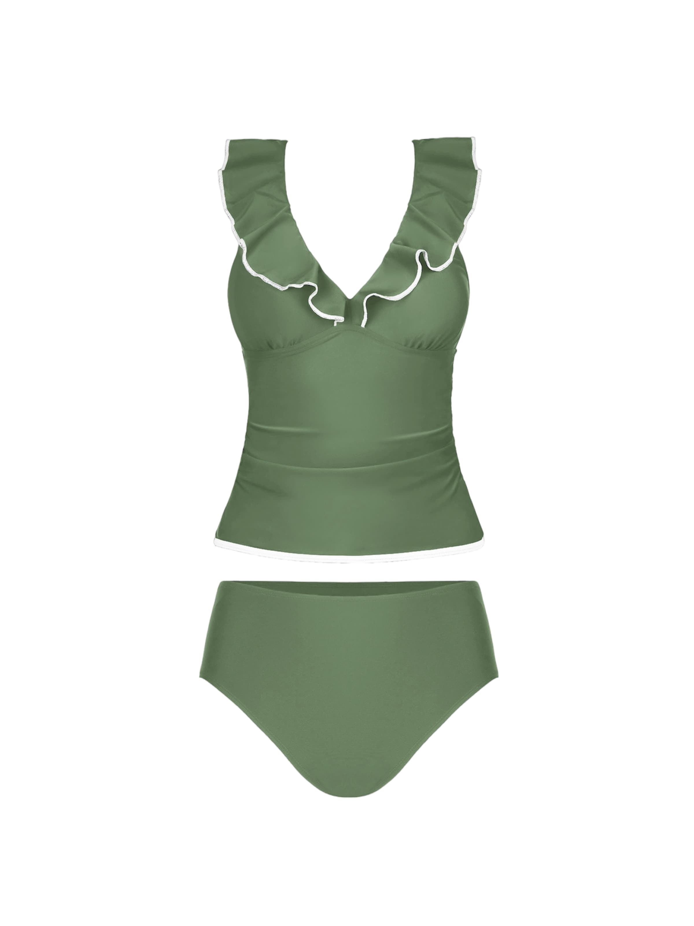 Cupshe Tankini in Grün: Vorderseite