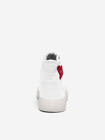 ONLY High-Top Sneakers in White