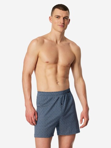 SCHIESSER Boxershorts 'Singel-Jersey' in Blauw