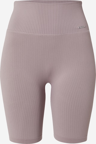 aim'n Slimfit Sportovní kalhoty – fialová: přední strana