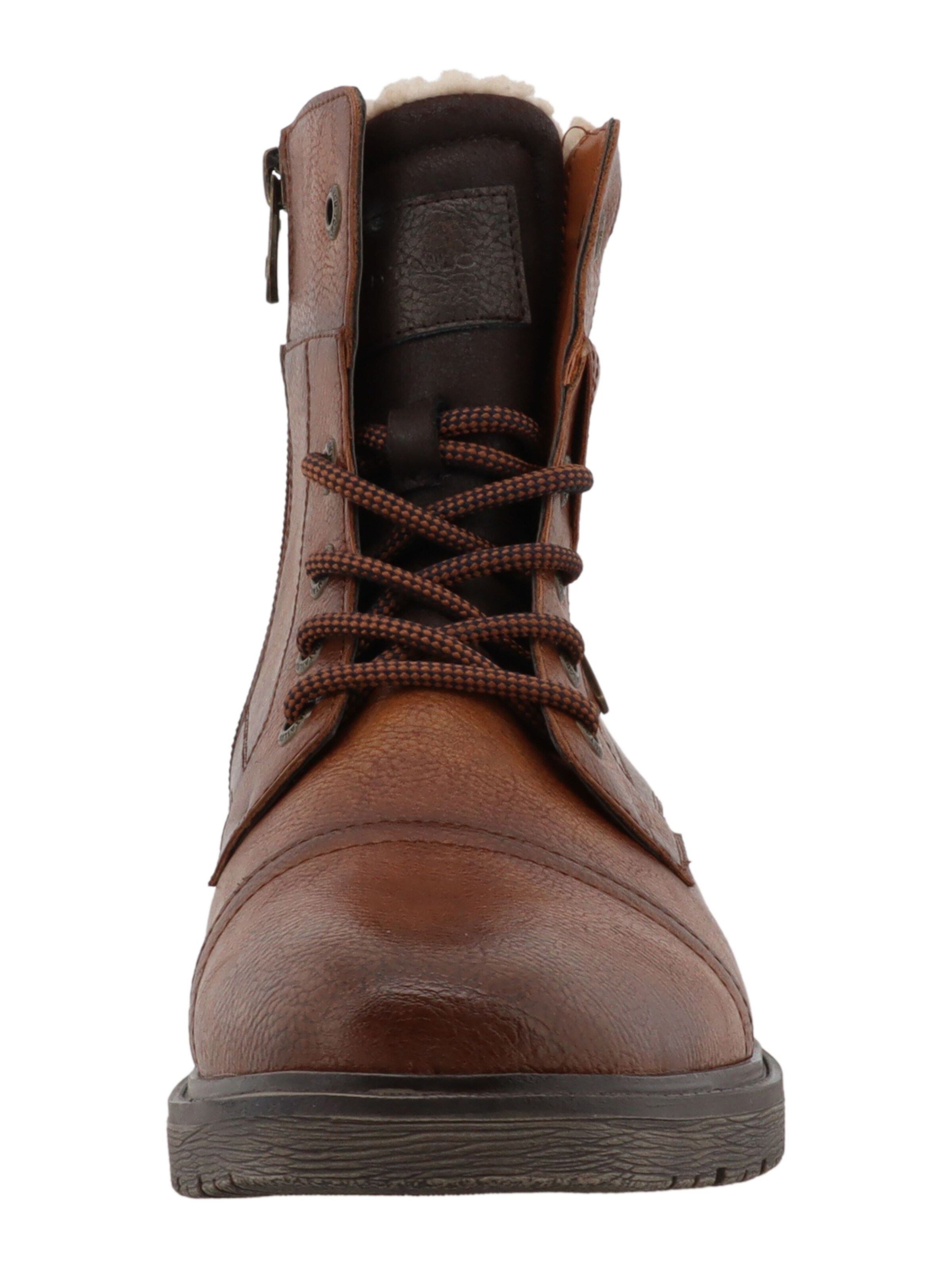 Bocanci cu șireturi de la TOM TAILOR pe maro