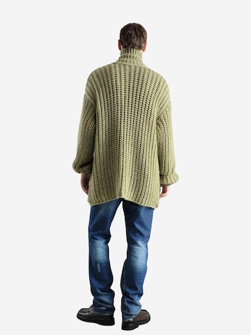 Vestes en maille Giesto en vert