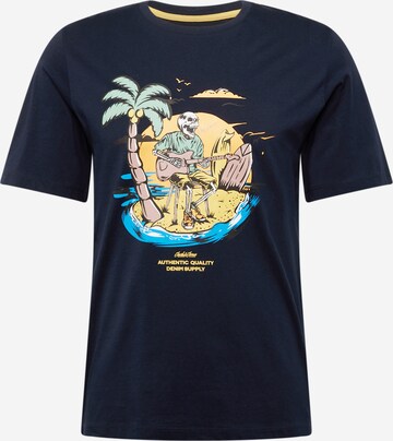 T-Shirt 'ZION' JACK & JONES en bleu : devant