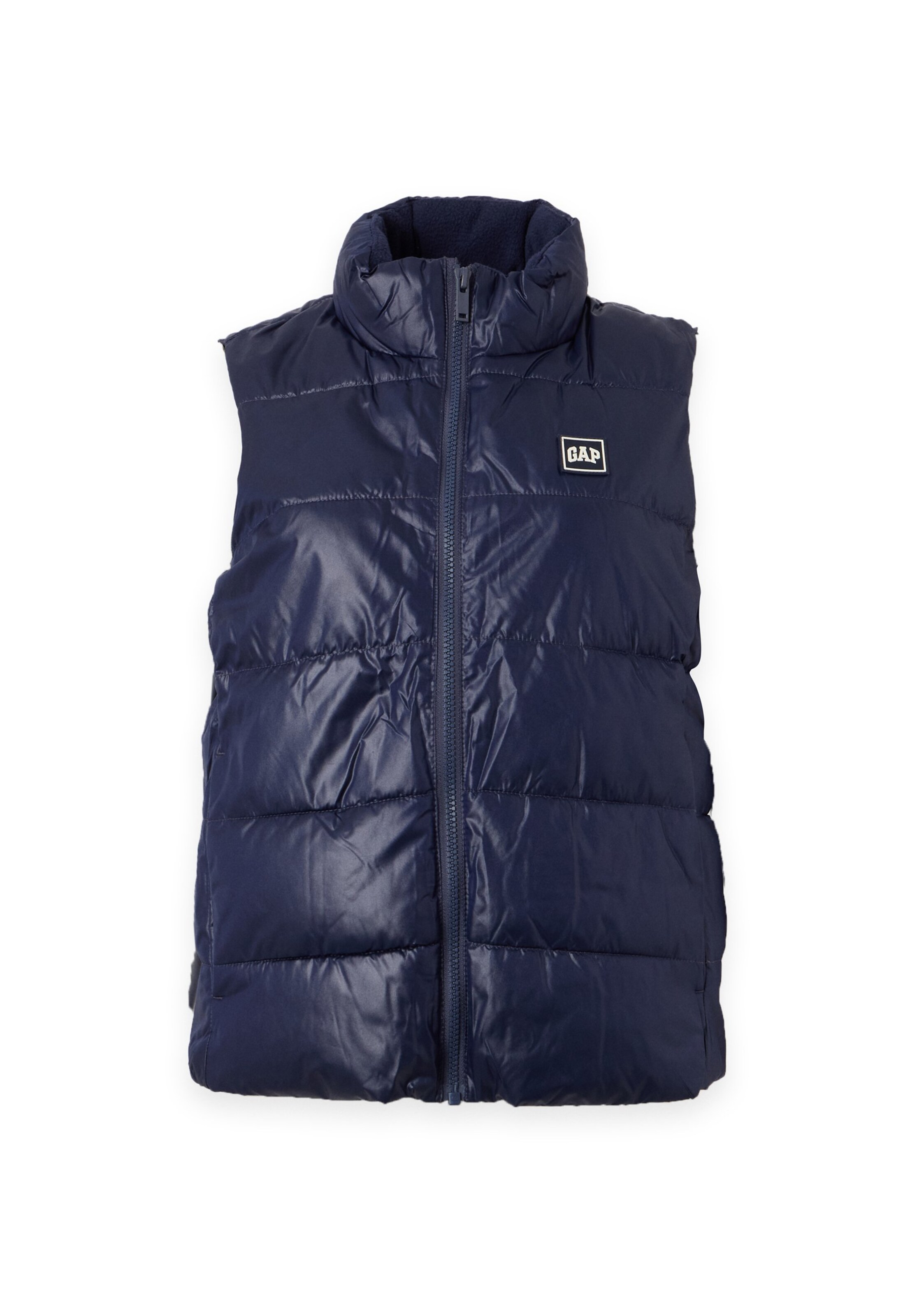Gap Petite Vest, värv sinine: eest vaates