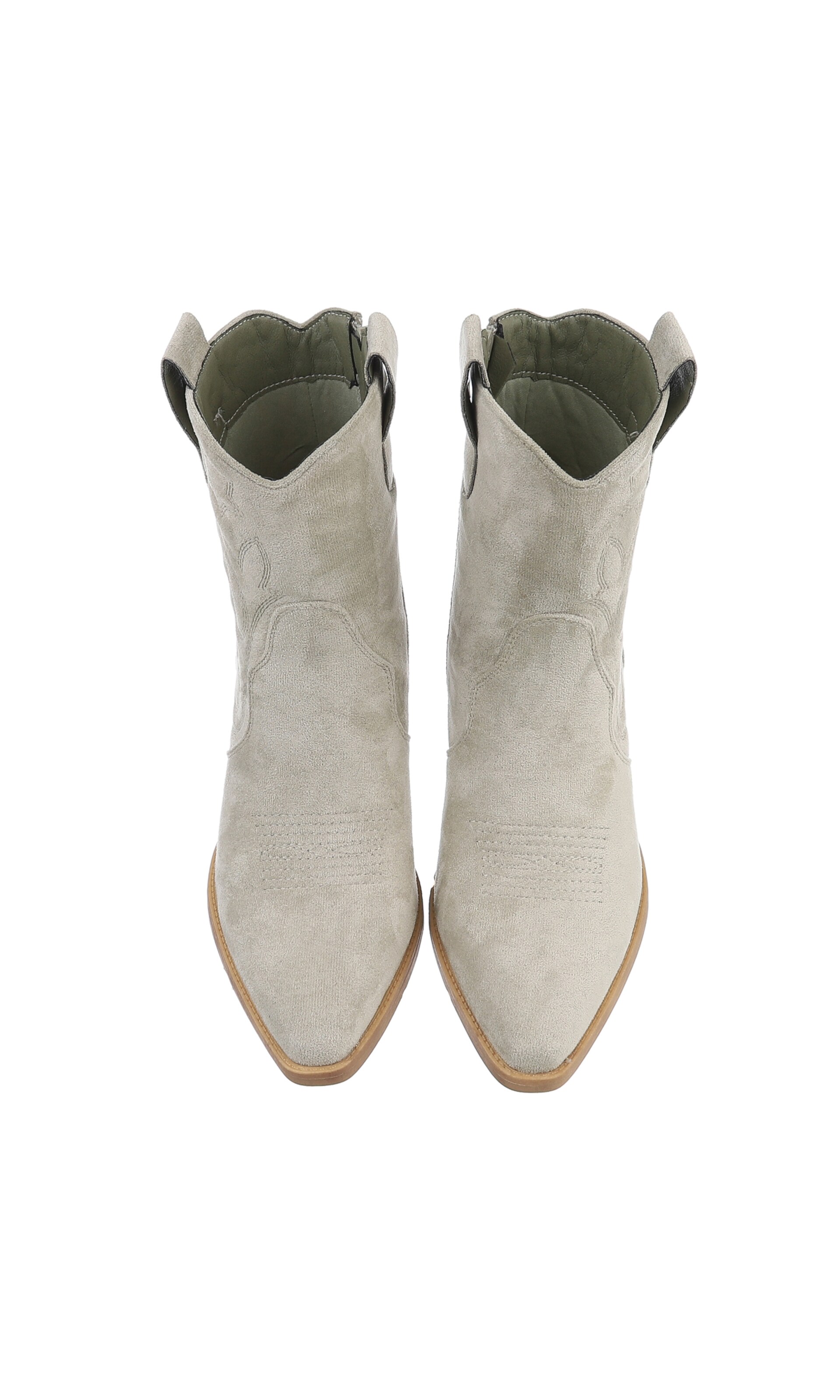 Ital-Design Cowboy Boots in Green