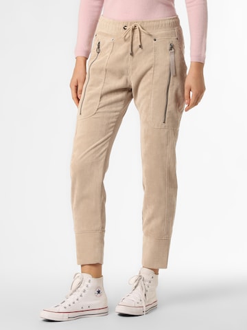 Regular Pantalon 'Future' MAC en beige : devant