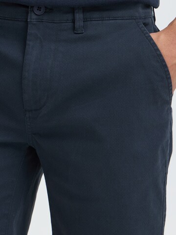 BLEND Slim fit Chino Pants 'BHMason' in Blue